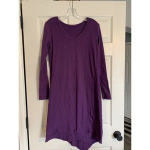 FRESH PRODUCE 100% COTTON DRESS MADE IN USA EGGPLANT SZ XS